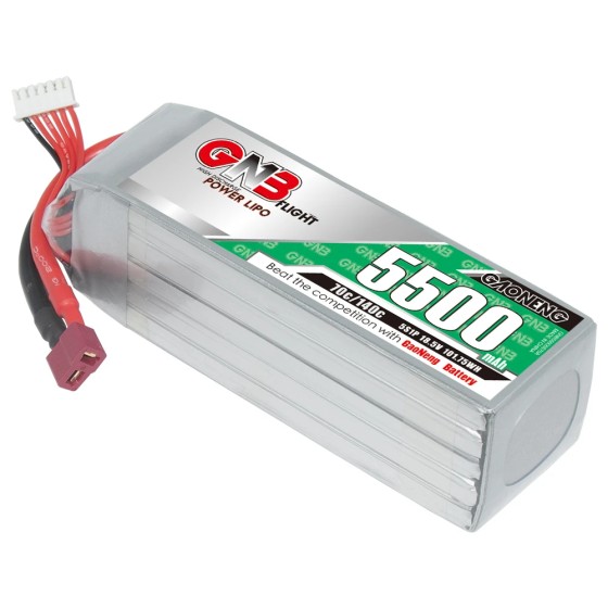 GNB GAONENG 5500mah 5S 18.5V 70C 140C DEANS TPLUG  RC Air Drone LiPo Battery High Discharge C Rating Performance Helicopter